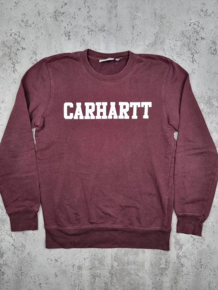 Sweat Carhartt bordeaux, XS Hommes - photo numéro 3