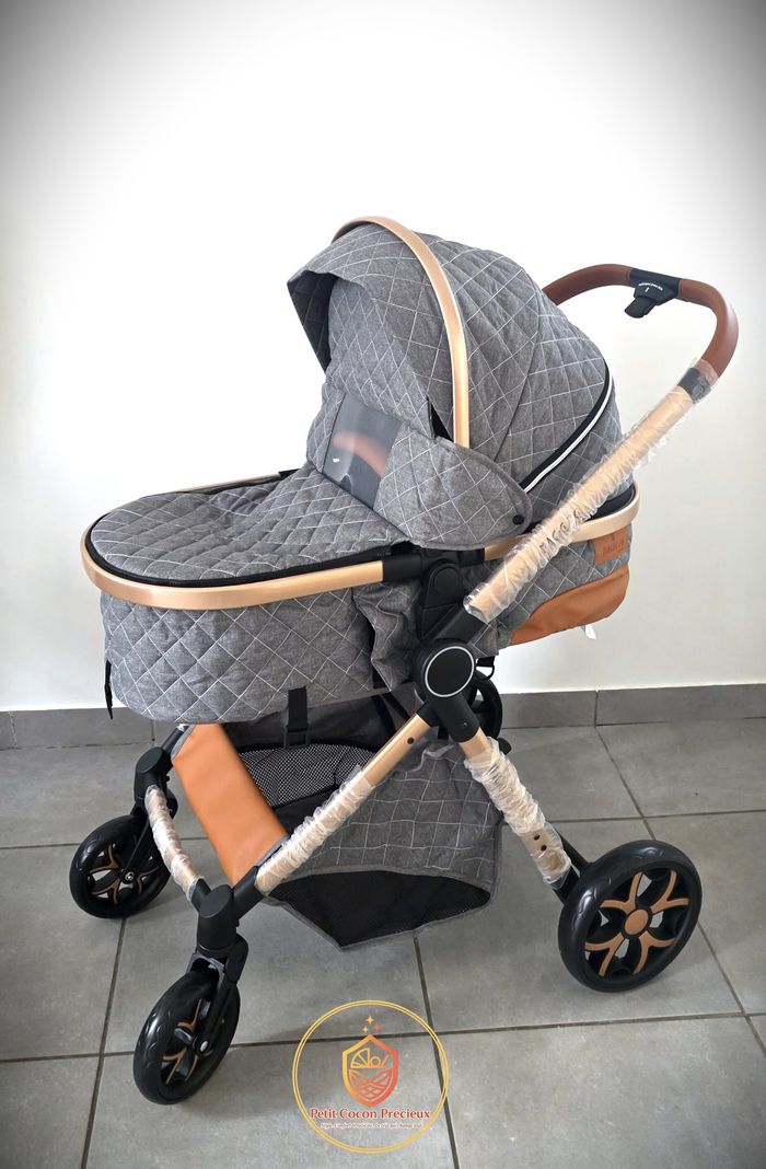 Poussette 3-en-1 Magic ZC grise / Neuve / Vendeuse déclarée dans la puériculture. - photo numéro 4