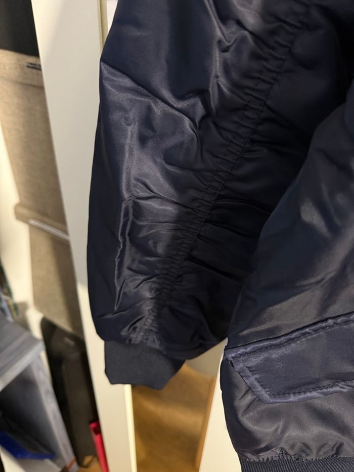 Bomber femme bleu nuit - photo numéro 4