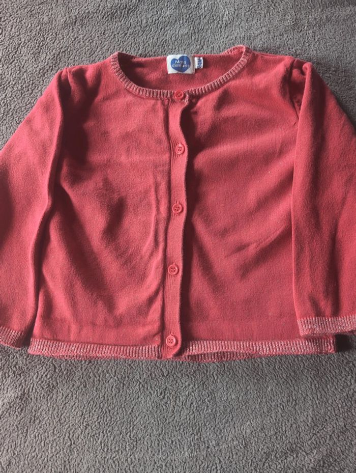 Gilet fille 24 mois