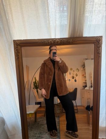 Fausse fourrure marron