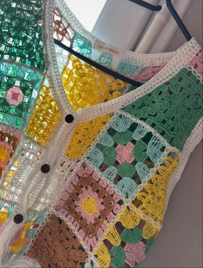 Gilet patchwork - photo numéro 3