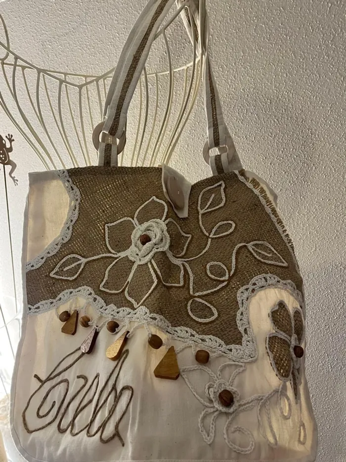 Sac tote bag - beige