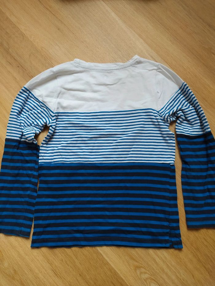 T-shirt manches longues Z marinière 6 ans - photo numéro 4