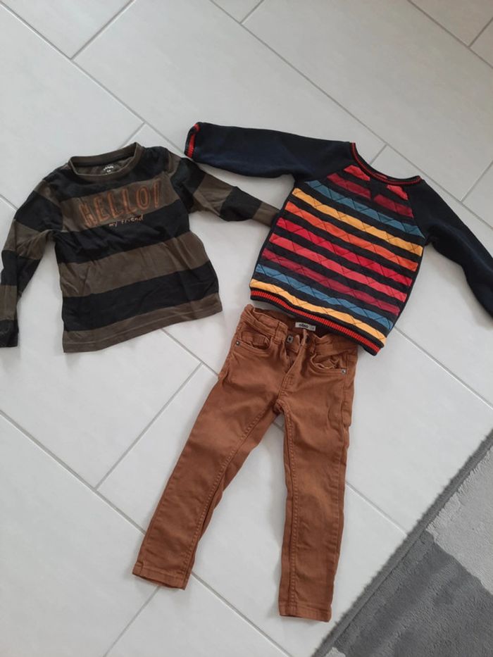 Lot de 3 habits 3/4 ans