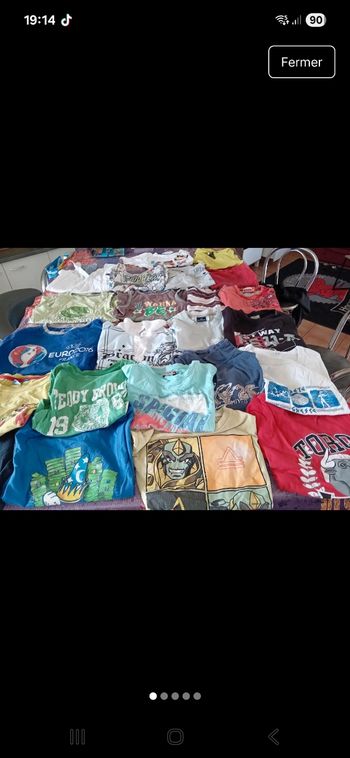 Lot de 24 t-shirts été 