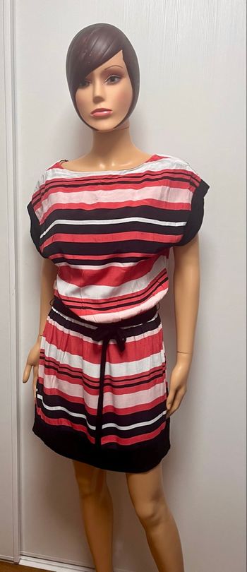 Robe à rayures camaïeu 