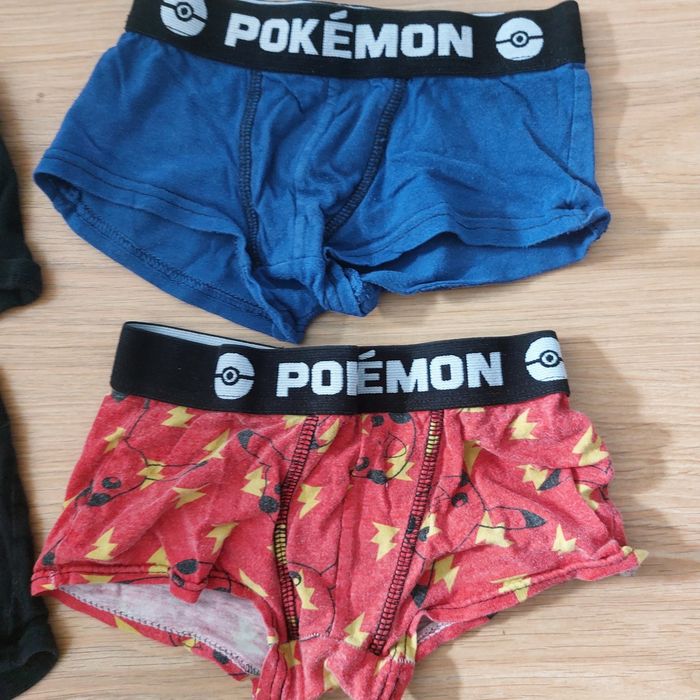 Lot de 5 boxers pokémon taille 4-5 ans - photo numéro 2