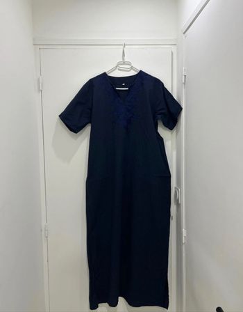 Robe Orientale taille d'unique Bleu Marine