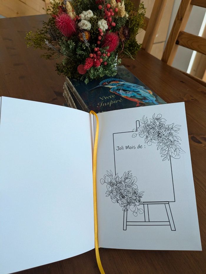 Agenda/Bullet Journal de luxe, perpétuel 12 Mois - photo numéro 2