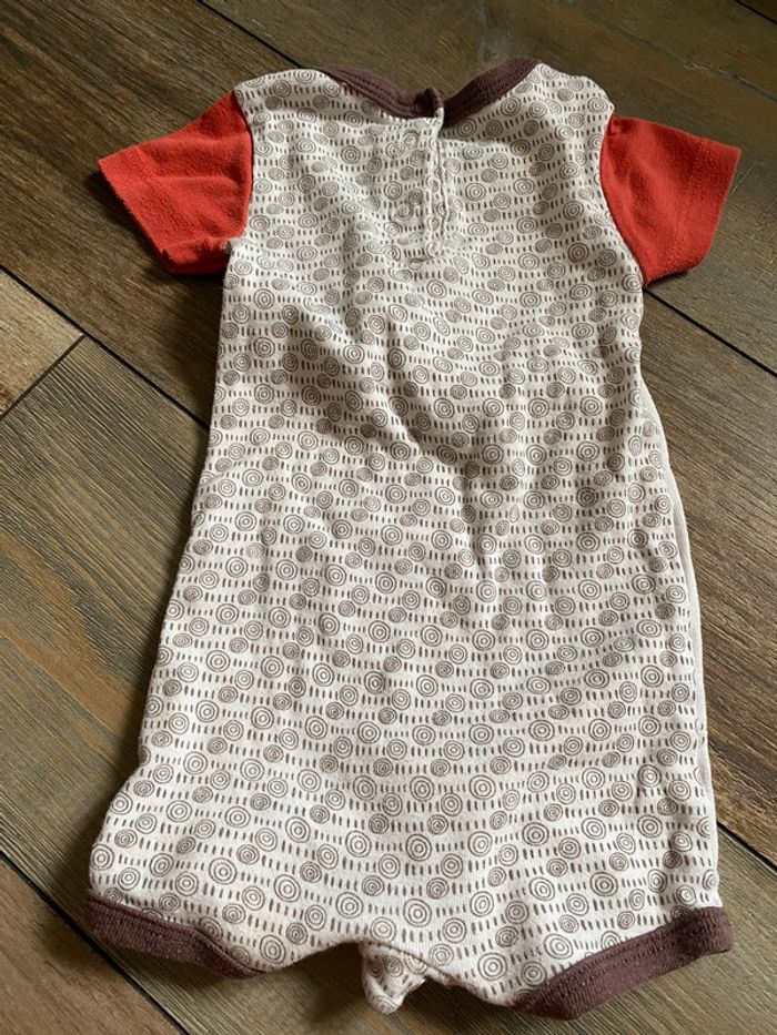 Tenue été kitchoun combinaison 6mois jungle - photo numéro 2