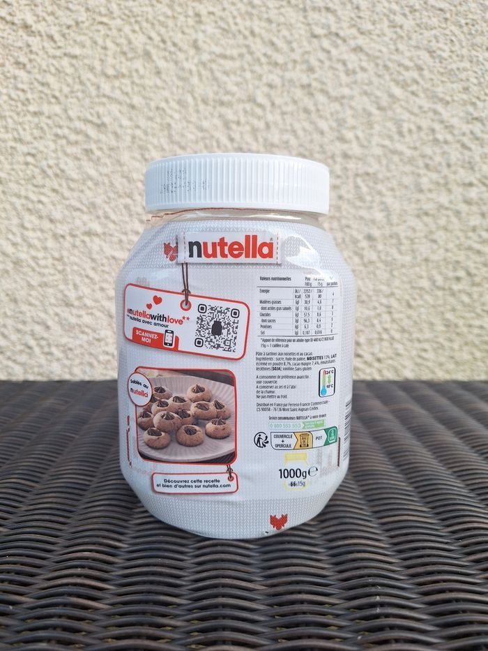 🌰 Pot de Nutella thème de Noël - photo numéro 4