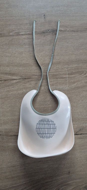 Bavoir d'apprentissage Pink Grid