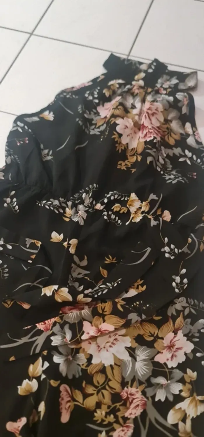 Combinaison  fluide  imprimé floral