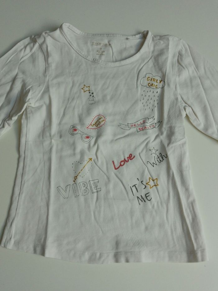 Tee-shirt manches longues fille 8 ans Orchestra