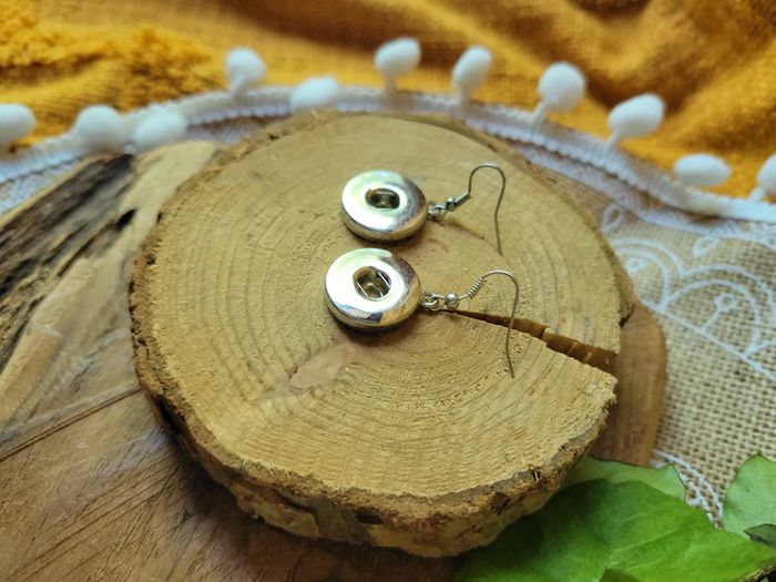 Boucles d'oreilles fantaisies pour chunk pour bouton pression - photo numéro 5