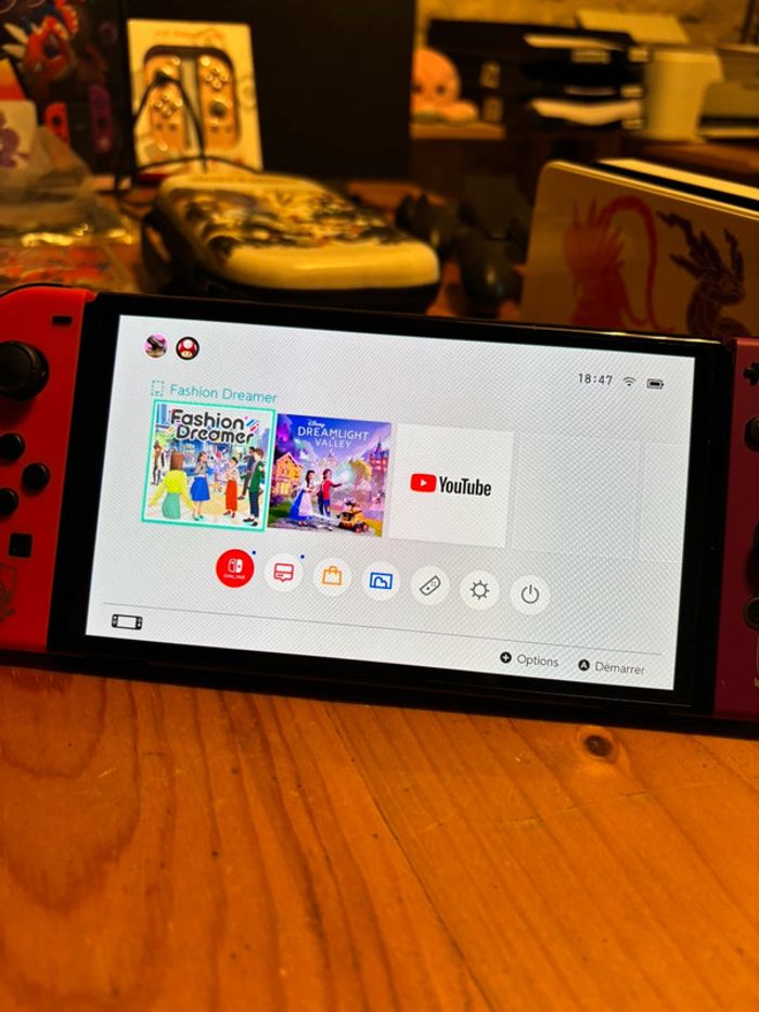 Nintendo switch Oled édition Pokémon écarlate et violet - photo numéro 5