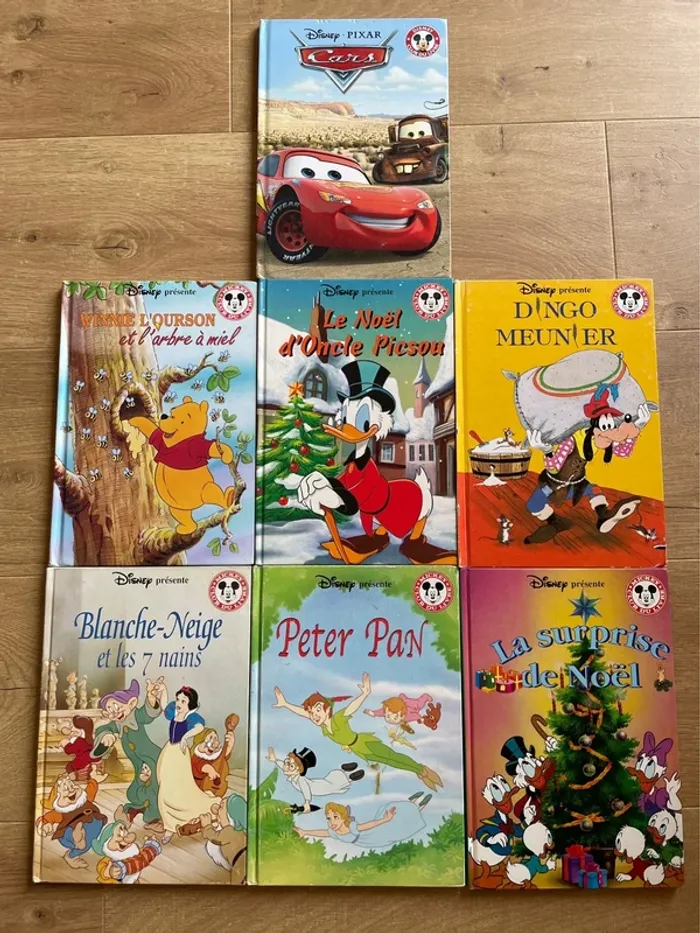 Lot de 7 livres Disney club du livre