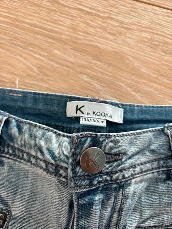 short en jean kookai taille 14 ans - photo numéro 2