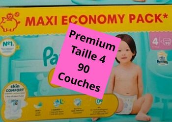 Couches pampers taille 4 premium