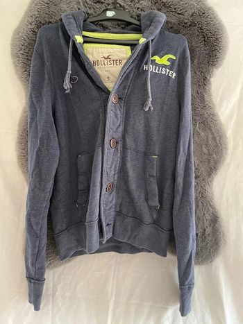 sweats et sweats a capuche Hollister gris et bleu taille S