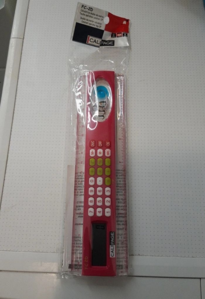 Regle calculatrice neuve calipage