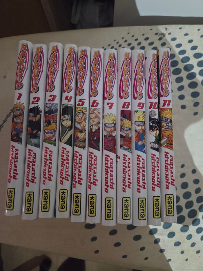 Lot manga Naruto tomes 1 à 11