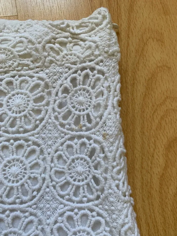 Jupe courte blanche été 8ans - photo numéro 5