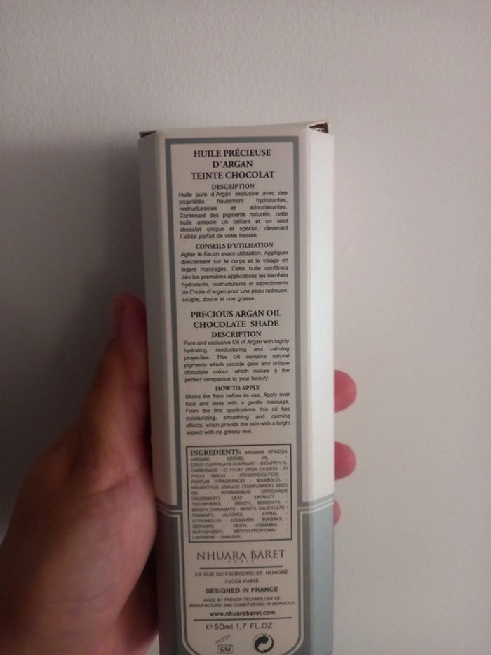 Huile precieuse teinte chocolat - photo numéro 4