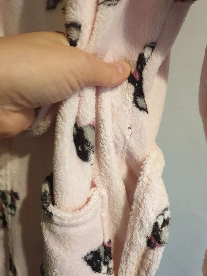 Robe chambre pilou chien - photo numéro 3