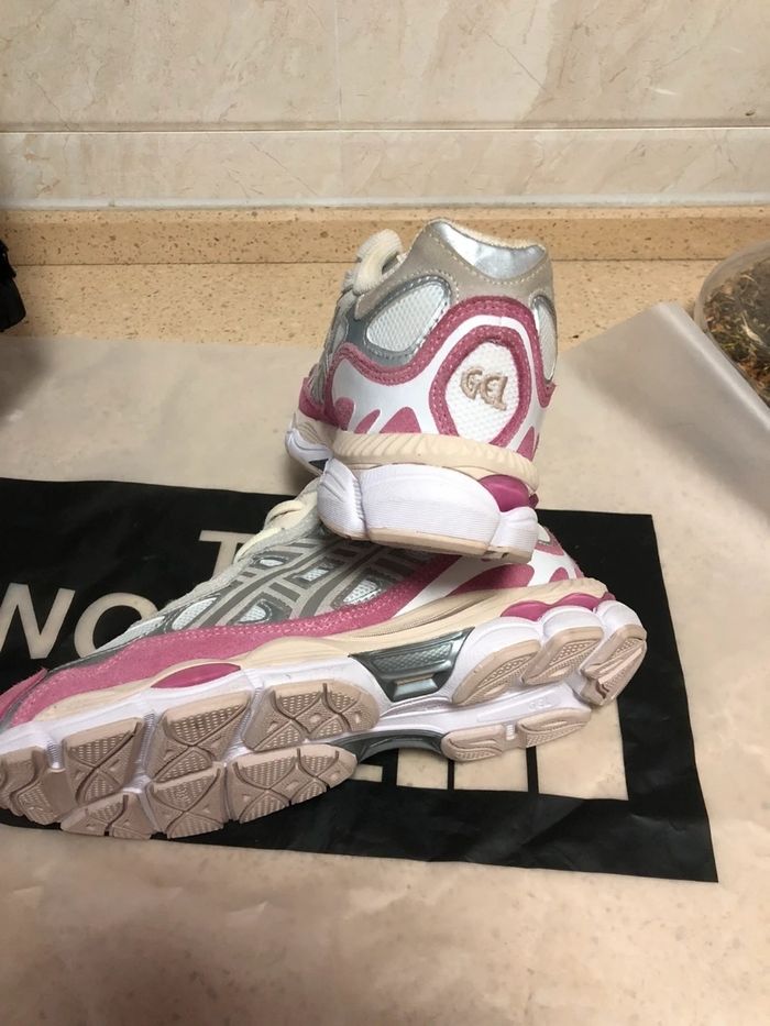 ASICS Gel-NYC Cream Mineral Beige Pink 38 - photo numéro 5