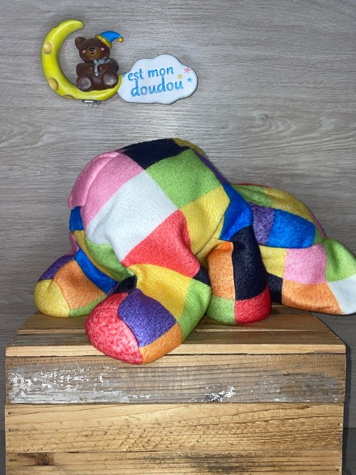 POP159 doudou éléphant 🐘 Elmer - photo numéro 2