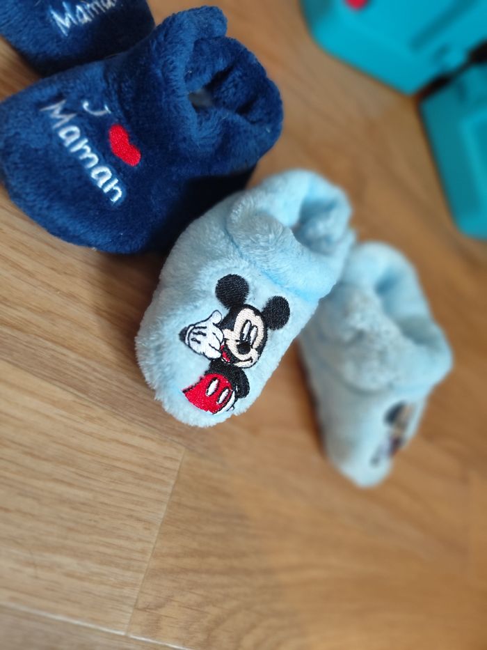 Lots chaussons bébé chaud - photo numéro 3