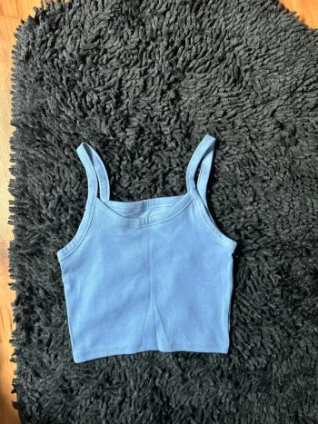 Débardeur bleu femme neuf