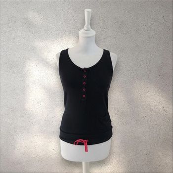 Débardeur noir et rose Etam taille S