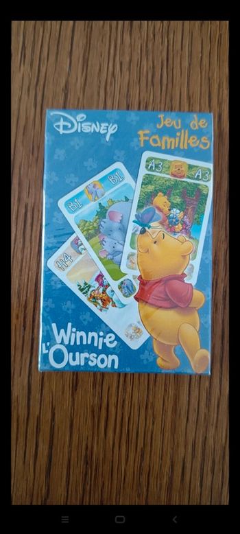 Jeu des familles Winnie l'ourson