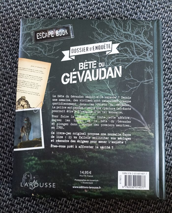 Livre escape game neuf - photo numéro 3