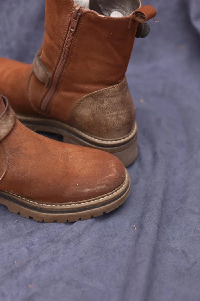 Bottines marrons fourrées RIEKER - photo numéro 5
