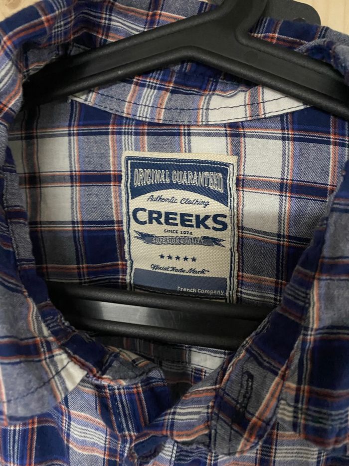 Chemise à carreaux marine - photo numéro 3