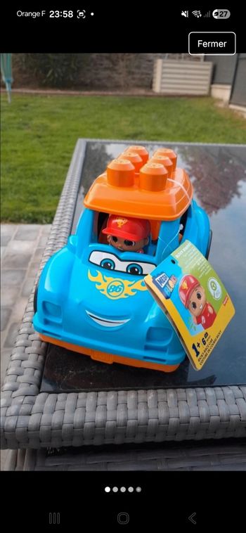 Voiture méga blok neuf