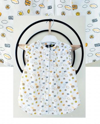 5 ans chemise été smiley