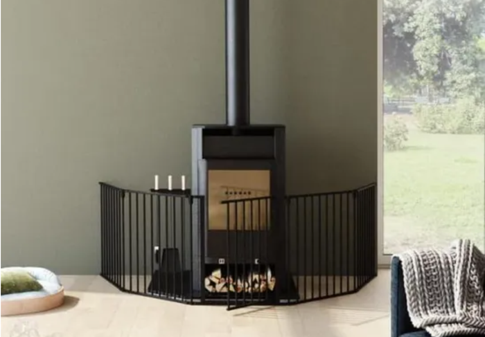 Neuf Grande Barrière de sécurité 360cm Protection pour Enfants/Animaux de Poêle à bois - Pare-feu de - photo numéro 2