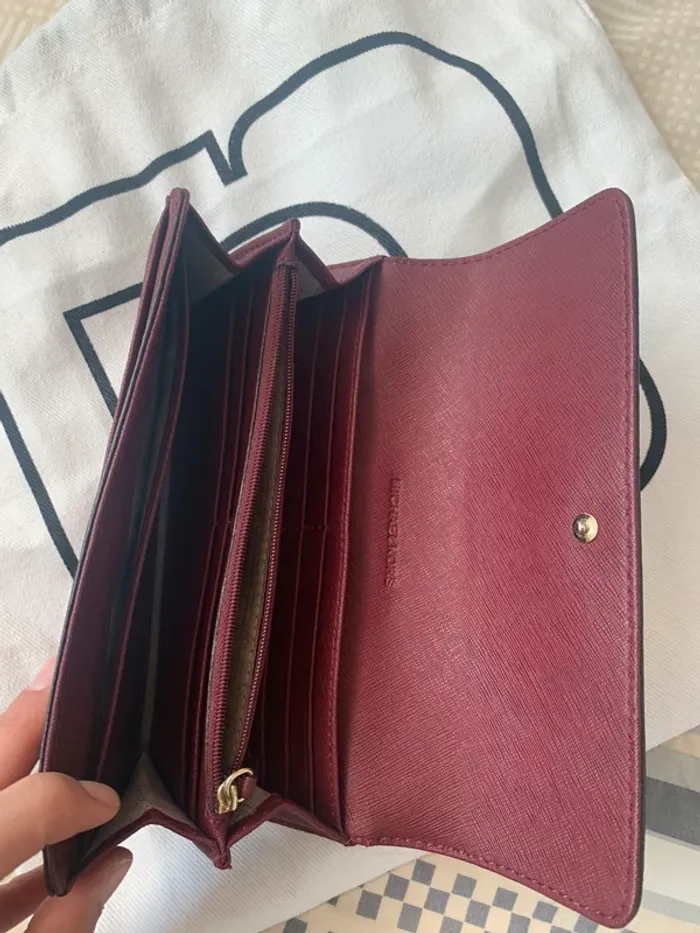 Portefeuille en cuir MK - photo numéro 3