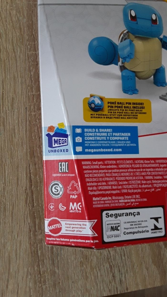 Set de Construction mega construx pokemon carapuce neuf - photo numéro 3