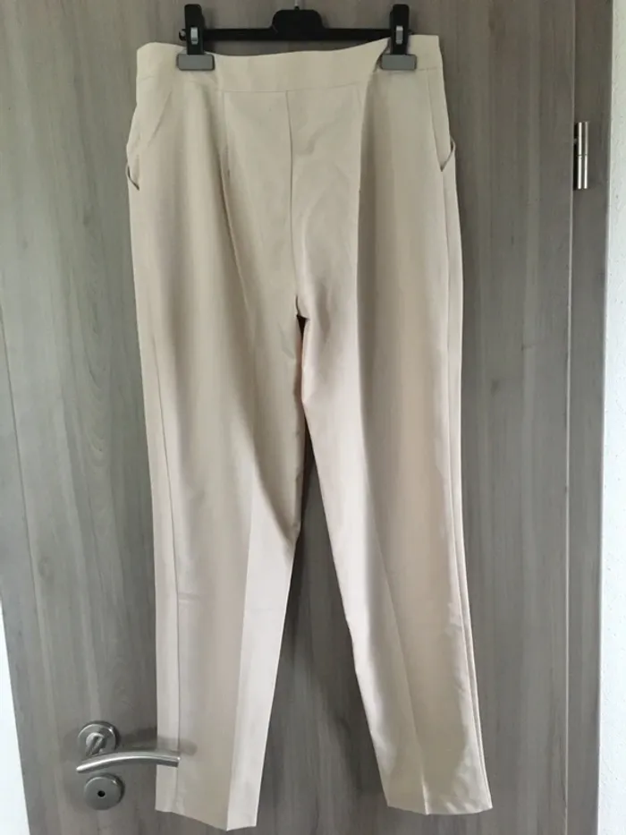 Pantalon cigarette beige T.M - photo numéro 2