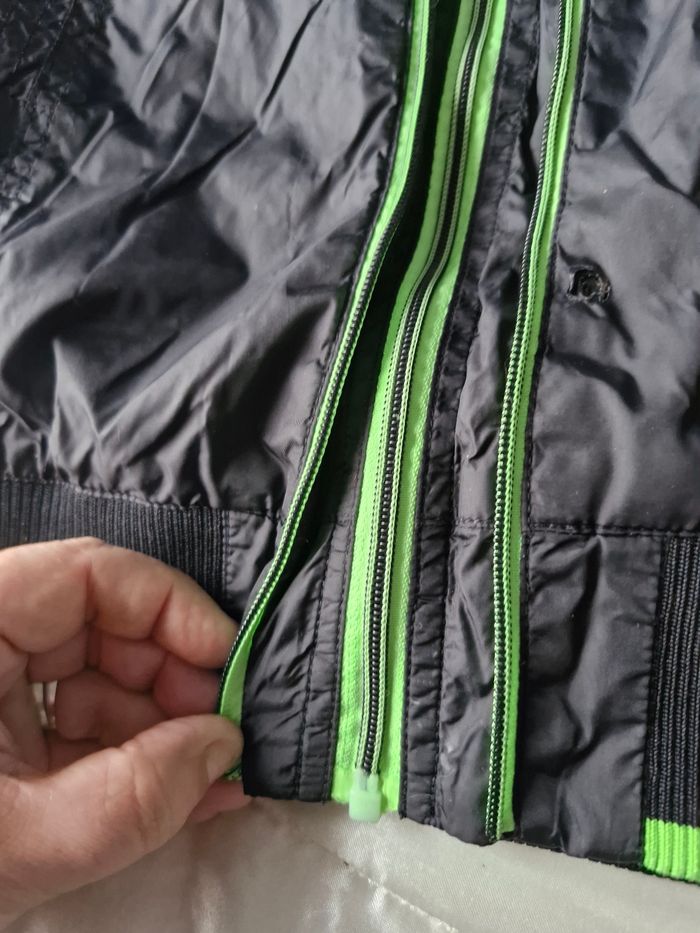 Superbe veste coupe-vent deco zip fluo - photo numéro 6