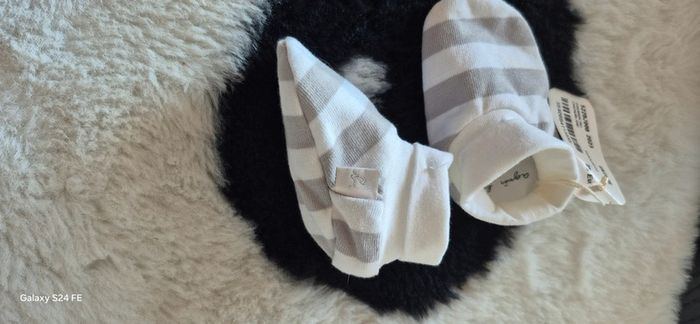 Chausson bébé en pur coton - photo numéro 3