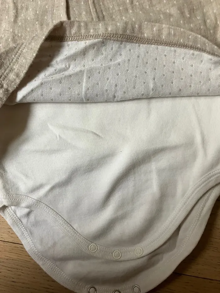 Barboteuse mixte manches longues bébé 12 mois Petit Bareau - photo numéro 4
