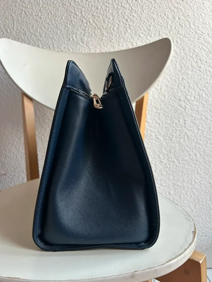 Sac à main bleu marine - photo numéro 4