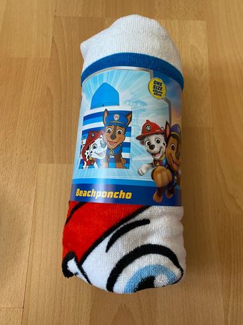 Poncho de Plage Paw Patrol Taille unique 60x60 cm